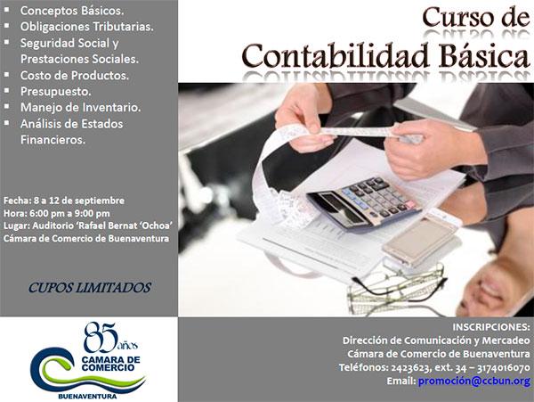 Cámara de Comercio de Buenaventura ofrece curso de Contabilidad Básica
