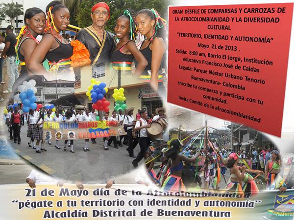 El 21 de mayo se realizará el desfile de comparsas en el Día Nacional de la Afrocolombianidad