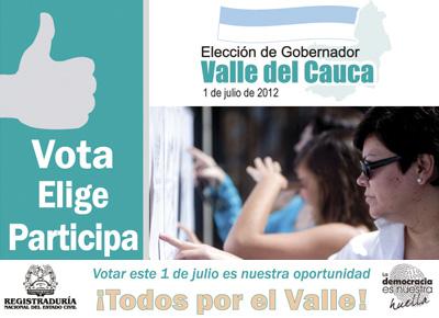 Cuatro pasos para votar este domingo 1 de julio en la elección de gobernador de Valle