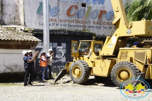 Comenzó el mejoramiento del entorno al mural Buenaventura 450 años al Cosmos