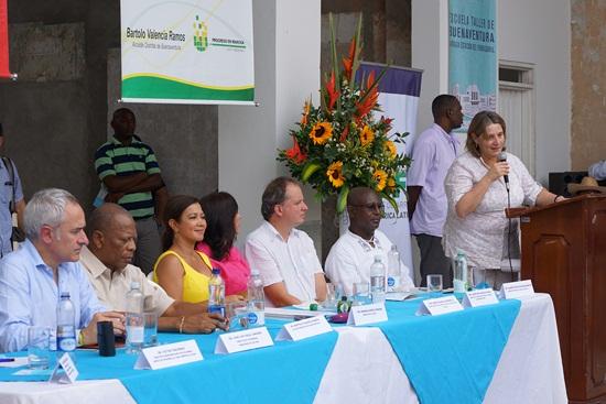 Ministra de Cultura inauguró la Escuela Taller de Buenaventura