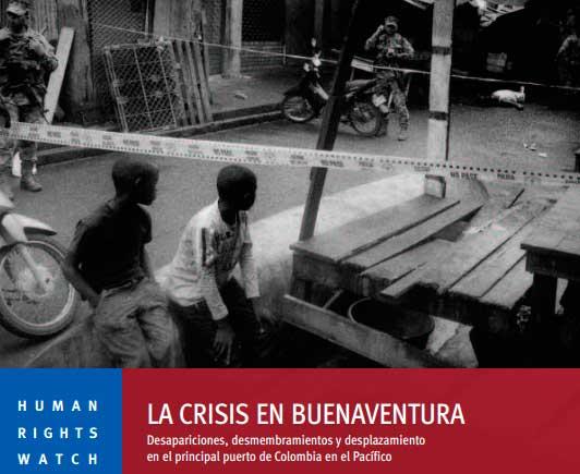 La crisis en Buenaventura, informe de Human Rights Watch
