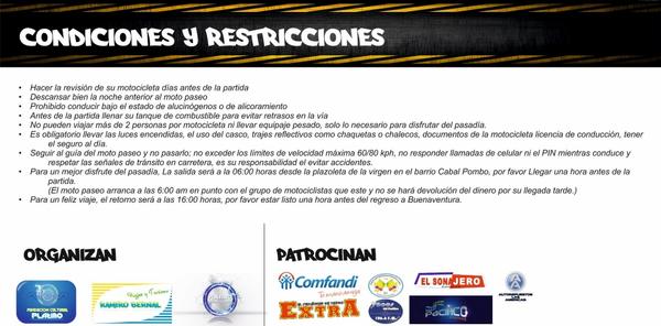 Moto paseo al Lago Calima