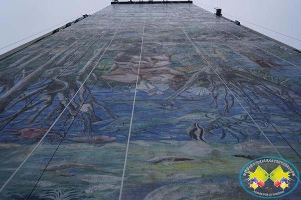 Se inició la restauración del Mural Buenaventura 450 años al Cosmos