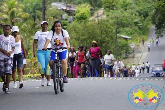 Bonaverenses gozaron con el tercer ciclopaseo organizado por la Dirección Técnica de Deportes