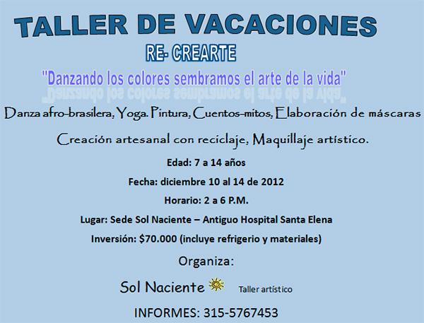 Vacaciones con Recrearte