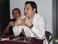 He venido a ratificar mi compromiso con el Distrito: Carlos Fernando Motoa, senador de la República