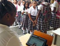 Con voto electrónico los estudiantes de San Vicente eligieron al contralor escolar