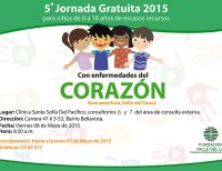 La Fundación Valle del Lili realizará en Buenaventura la 5ta Jornada Gratuita para niños de escasos recursos con enfermedades  en el corazón