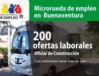 Agencia Pública de Empleo del SENA Buenaventura, realizará el martes 26 de mayo de 2015 una microrueda de empleo