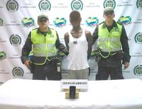 La Policía Nacional capturó una persona que pretendía hurtarle  a una mujer sus pertenencias