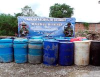 Más de mil galones de combustible fueron incautados en Buenaventura