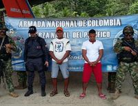 Capturados padre e hijo, quienes presuntamente son integrantes de una estructura delictiva del narcotráfico en Chocó