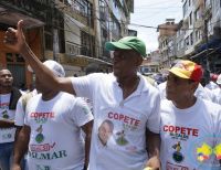 Nutrido grupo de bonaverenses ratificaron su apoyo al ingeniero Héctor Copete y marcharon con él