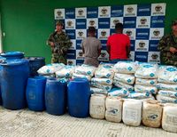 Golpe al contrabando de hidrocarburos y tráfico de sustancias prohibidas en Nari&ntilde;o