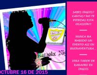 Tarde de karaoke en el Colegio Comfamar hoy viernes 16 de octubre