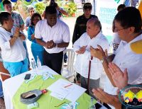 Gobernador del Valle puso la primera piedra del Malecón Bahía de la Cruz en Buenaventura