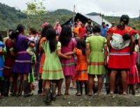 Gobernadora del Valle hace un llamado a la protección de los derechos de los niños e invita a un diálogo a la comunidad Embera Katío