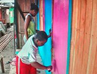 La Bocana se llenó de color  con sueños de esperanza