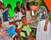 Gestora Social visitó el ancianato San José en compañía de las aspirantes Reinado Señorita Buenaventura y los Embajadores del Reino de Jesús
