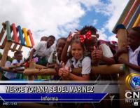 Niños de Cértegui, Chocó, estrenan parque infantil gracias al Ejército Nacional