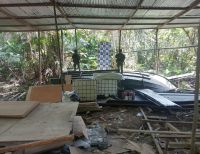 La Armada Nacional halló y destruyó un astillero artesanal que era utilizado por narcotraficantes