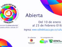 Convocatoria “La Cultura Está en Vos” de estímulos a Proyectos Artísticos y Culturales 2017