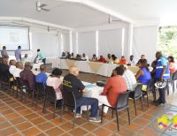 Alcaldes menores, ediles y presidentes de juntas de acción comunal de algunos barrios, asistieron a socialización del XXXII Festival Folclórico del Pacífico