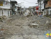 El lunes reinician los trabajos en calle 5 entre La Piña y El Firme