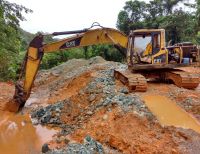 Realizan operativo contra la minería ilegal en el río Anchicayá