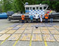 Fue incautada cerca de una tonelada de cocaína en el mar pacífico cerca de Mosquera, Nariño