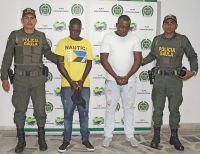 El GAULA policial capturó dos presuntos extorsionistas en Buenaventura