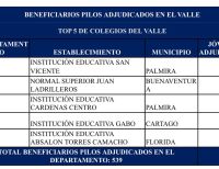 Antioquia, Santander, Atlántico, Valle y Nariño, los departamentos con más 'pilos' en la cuarta convocatoria
