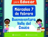 La Ministra de Educación realizará entregatón de textos escolares en Buenaventura