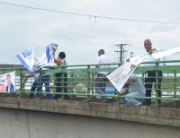 Iniciaron operativos para desmontar publicidad política ubicada en sitios no permitidos