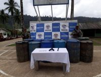 La Armada Nacional propinó un duro golpe a grupos armados organizados en Chocó