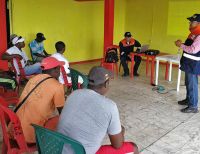 Dimar realizó taller de sensibilización en Seguridad Integral Marítima en playas de Juanchaco y La Barra