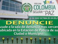 La Policía Nacional invita a la comunidad a “denunciar”