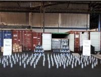 La DIAN aprehendió en Buenaventura 5.142 botellas de licor