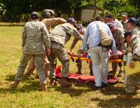 En la mañana del jueves 13 de septiembre la Armada Nacional atendió el nacimiento de un bebé indígena y evacuó una mujer con problemas de salud en Chocó