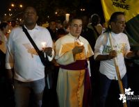 Obispo de Buenaventura invita a la caminata por la vida en el barrio Alberto Lleras