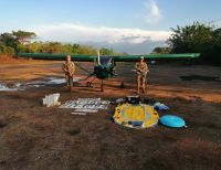 La Armada Nacional incautó en Juradó, Chocó; una avioneta que sería empleada para el transporte de alcaloides