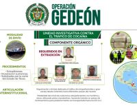 Fue desarticulada una organización dedicada al tráfico de estupefacientes desde Colombia hacia diferentes países