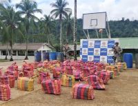 La Armada de Colombia incautó 1.297 kilos de cocaína en Nuquí, Chocó