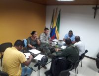 La Armada de Colombia continúa la verificación de las comunidades indígenas en Pichimá en Chocó