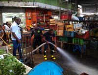 Se realizó intervención ambiental en los alrededores de la galería José Hilario López de Pueblo Nuevo