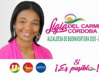 "El compromiso es con la gente": Ligia del Carmen Córdoba