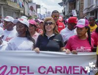 Fue multitudinario el acompañamiento a Ligia Córdoba en el puerta a puerta realizado el sábado 28 de septiembre en la comuna 11 de Buenaventura