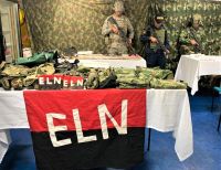 La Armada de Colombia desmanteló un depósito ilegal del ELN en Chocó