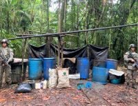 La Armada de Colombia mantiene ofensiva contra el ELN en el Chocó